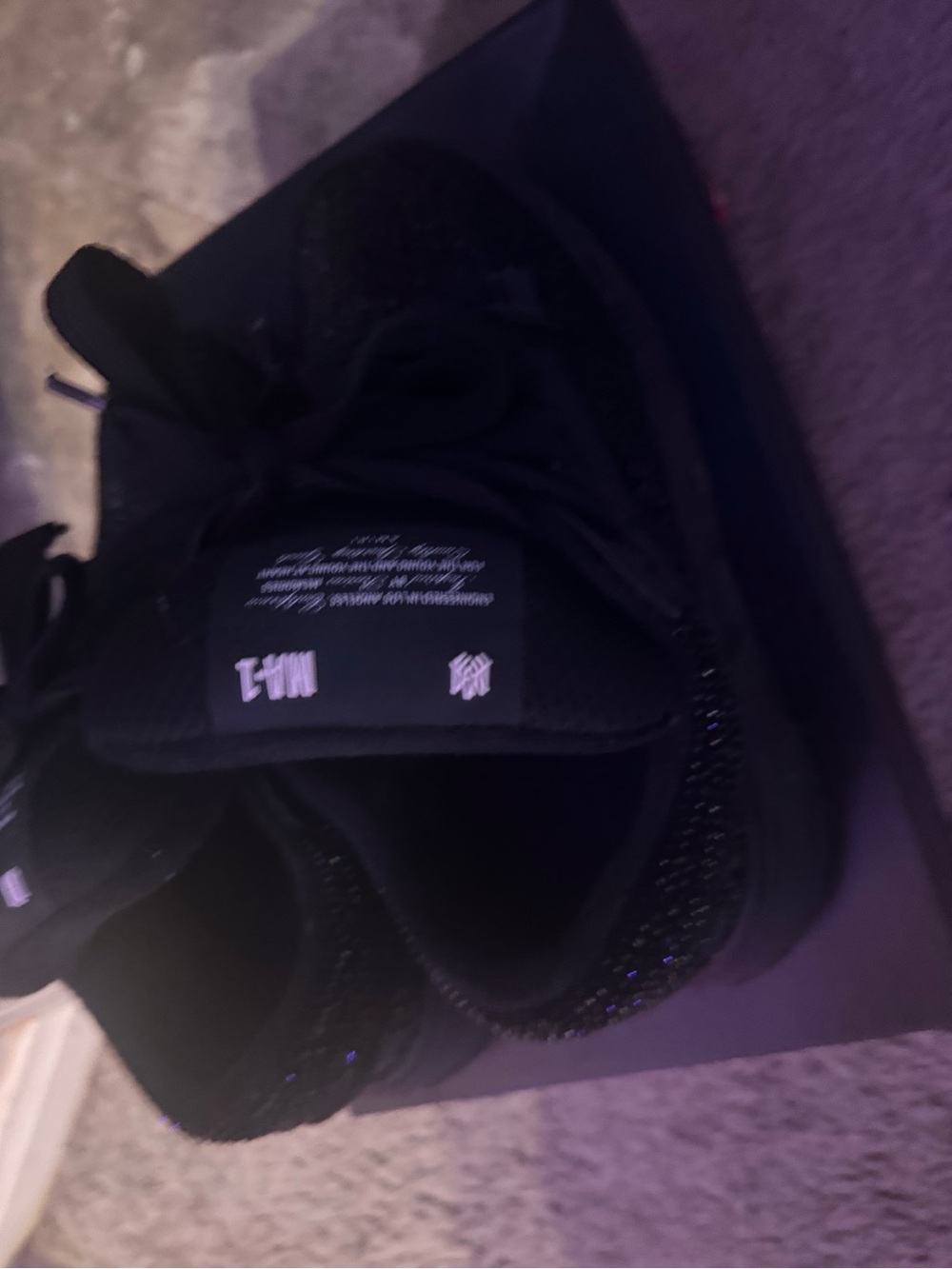 AMIRI Black Glitter Platform Sneakers